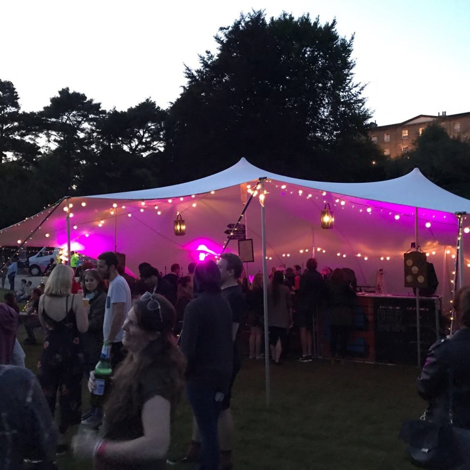 Fonthill bar tent at local and live in Tunbridge Wells