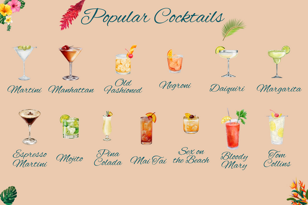 popular types of cocktails 