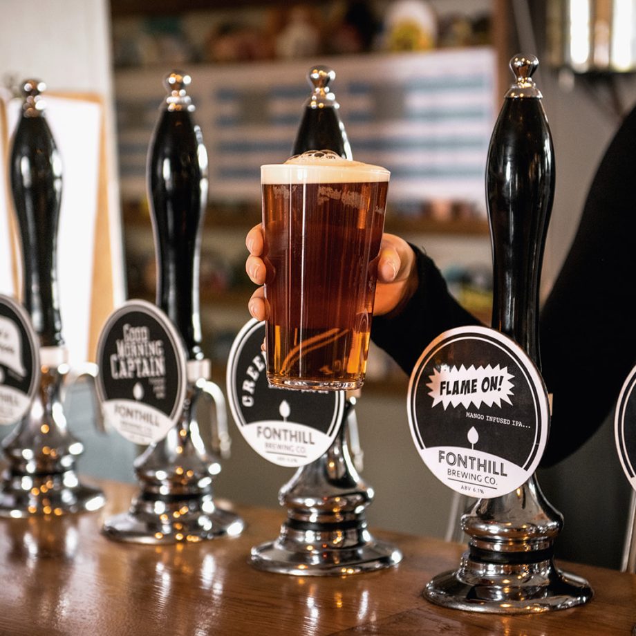 A pint of craft beer in Tunbridge Wells served at the George