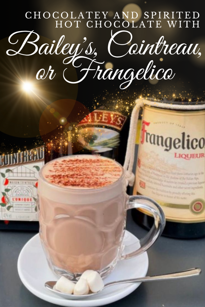 A cup of boozy, festive hot chocolate served at The Philanthropist taproom and coffee shop in the Pantiles