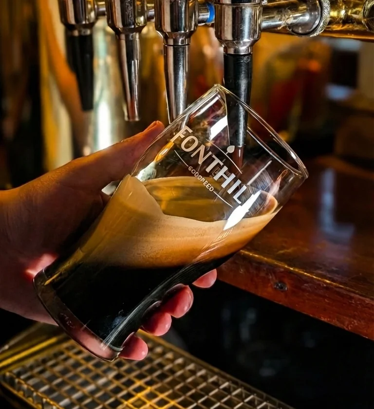 Fonthill Brewing Co. nitro stout at The George